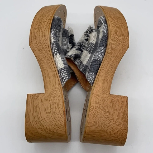 Matiko Plavia Fringed Gingham Slides -Euro 37 US 6 - Picture 5 of 8